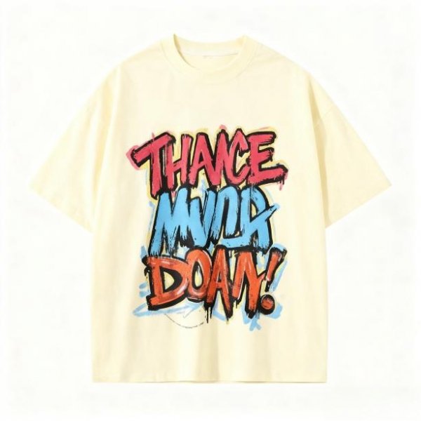 Top-Tier Men's Lightweight Oversize T-Shirt with Nature-Inspired Botanical Print – Casual Daily Outfit