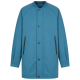 Teal Zip-Pocket Coat