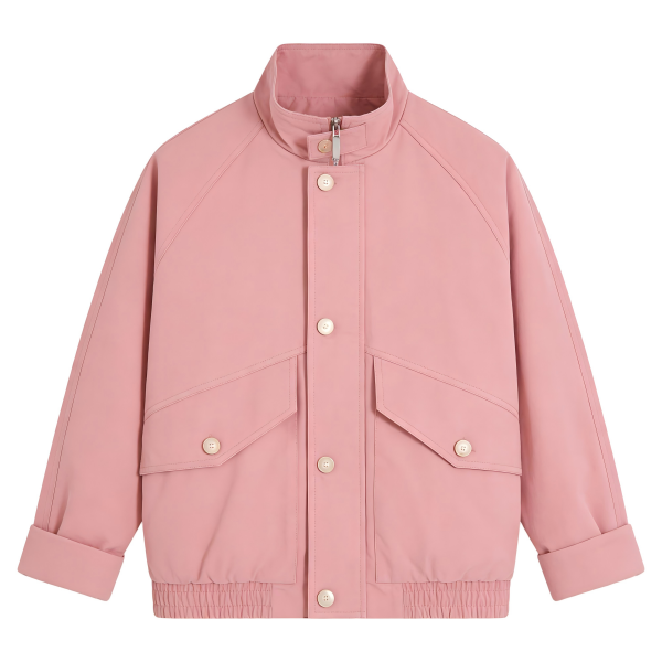 Pink Casual Jacket